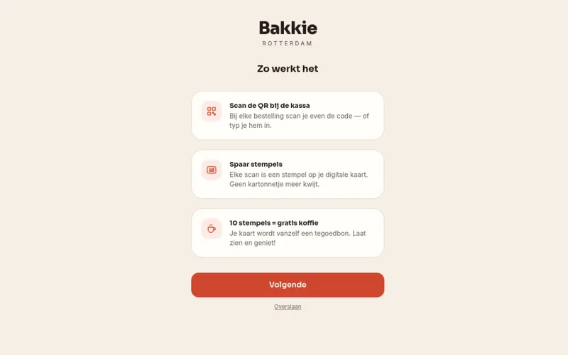 Preview — Bakkie Stempelkaart